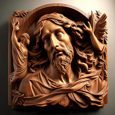 3D model st jesus (STL)